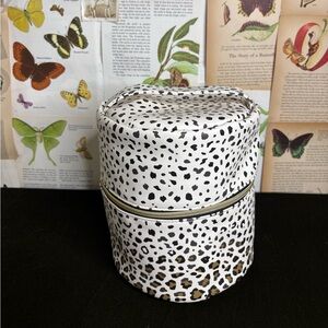 Young Living Black and White Leopard Print diffuser bag